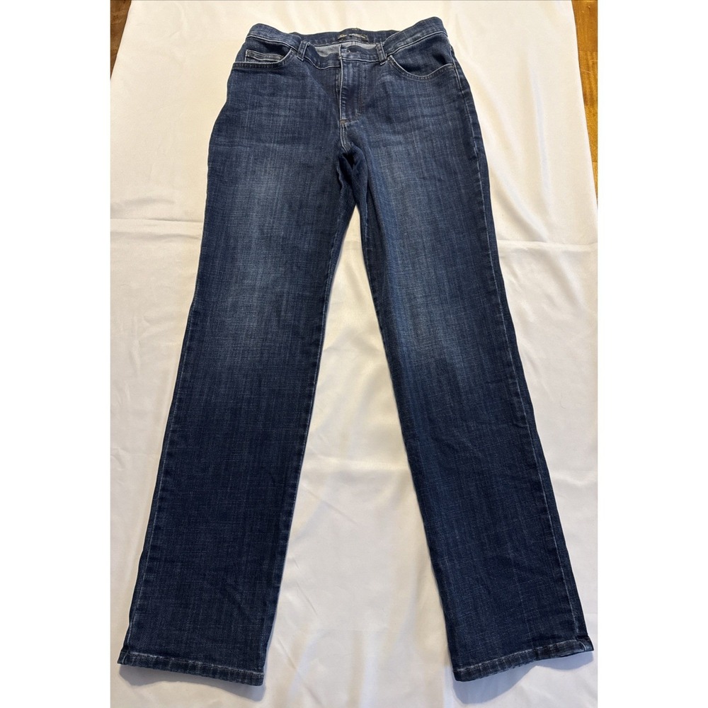 Lee Women’s Straight Leg Jeans in Dark Blue Wash